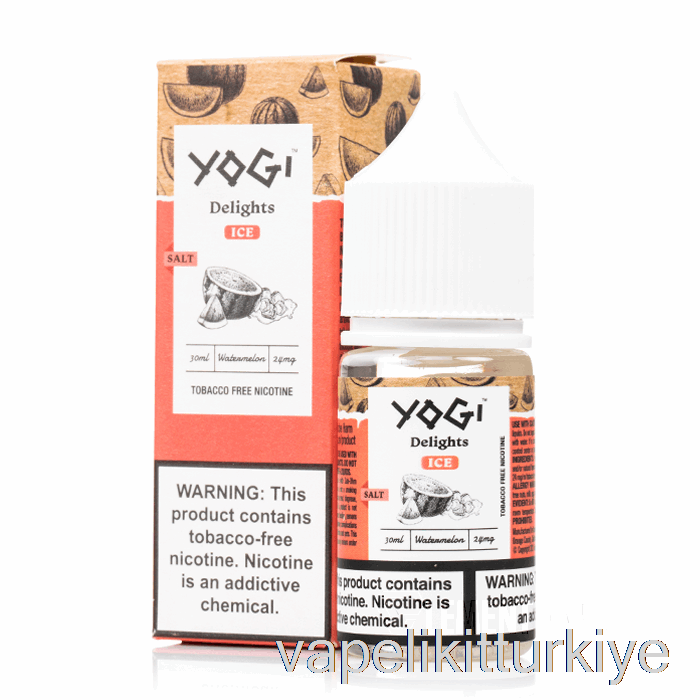 Vape Likit Karpuz Buz Tuzları - Yogi Lezzetleri - 30ml 50mg